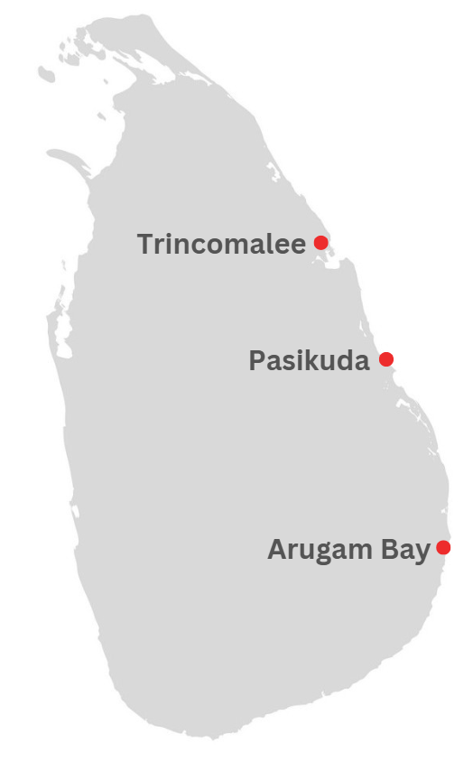 Southern Coast Tour Map