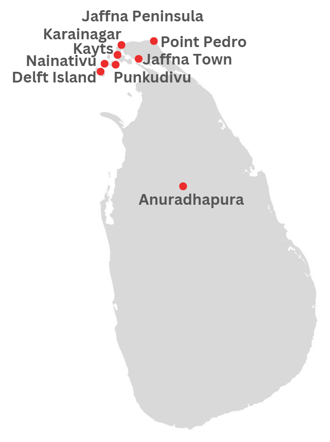 Southern Coast Tour Map